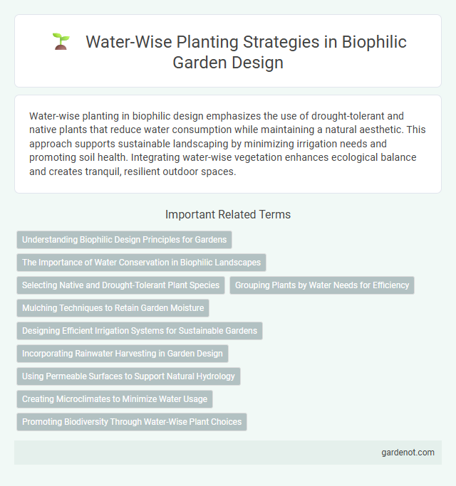Water-Wise Planting Strategies in Biophilic Garden Design