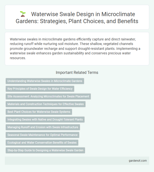 Waterwise Swale Design in Microclimate Gardens: Strategies, Plant Choices, and Benefits