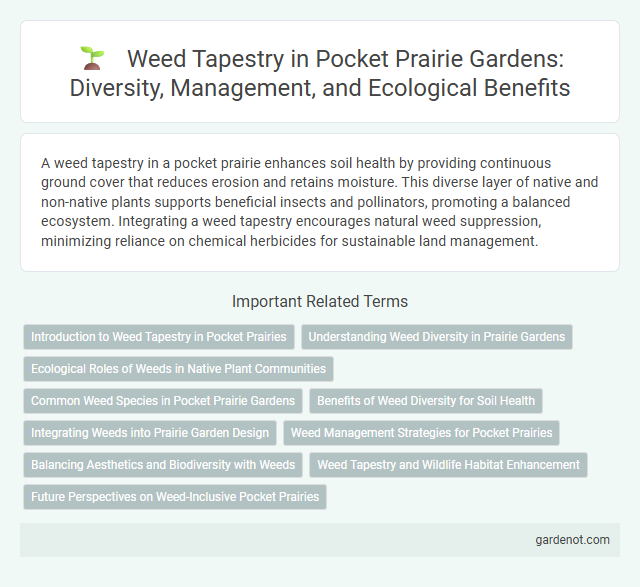 Weed Tapestry in Pocket Prairie Gardens: Diversity, Management, and Ecological Benefits