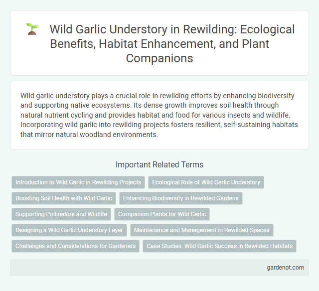 Wild Garlic Understory in Rewilding: Ecological Benefits, Habitat Enhancement, and Plant Companions