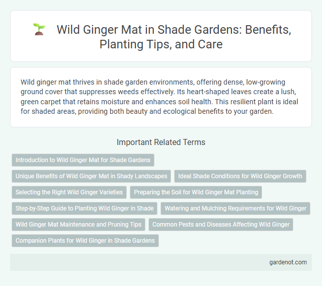 Wild Ginger Mat in Shade Gardens: Benefits, Planting Tips, and Care