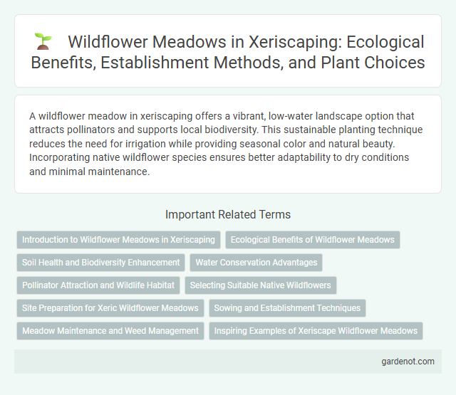 Wildflower Meadows in Xeriscaping: Ecological Benefits, Establishment Methods, and Plant Choices