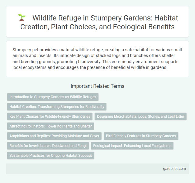 Wildlife Refuge in Stumpery Gardens: Habitat Creation, Plant Choices, and Ecological Benefits