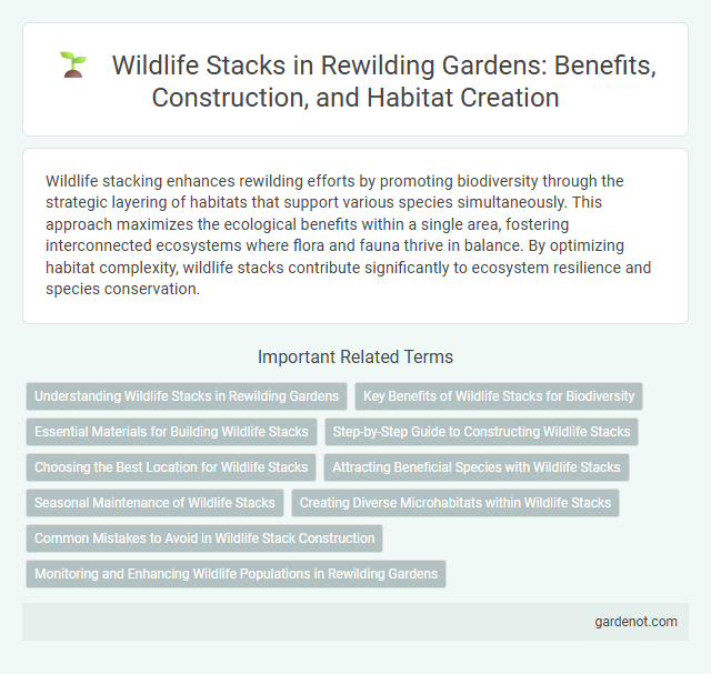 Wildlife Stacks in Rewilding Gardens: Benefits, Construction, and Habitat Creation