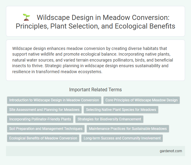 Wildscape Design in Meadow Conversion: Principles, Plant Selection, and Ecological Benefits