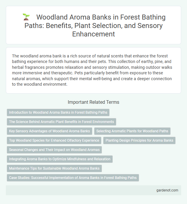 Woodland Aroma Banks in Forest Bathing Paths: Benefits, Plant Selection, and Sensory Enhancement