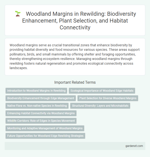 Woodland Margins in Rewilding: Biodiversity Enhancement, Plant Selection, and Habitat Connectivity