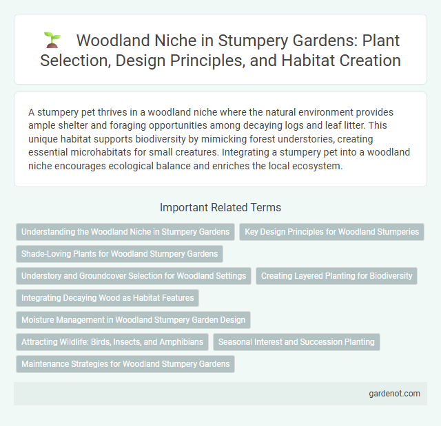 Woodland Niche in Stumpery Gardens: Plant Selection, Design Principles, and Habitat Creation