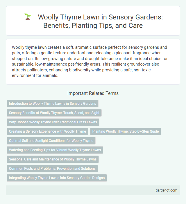 Woolly Thyme Lawn in Sensory Gardens: Benefits, Planting Tips, and Care