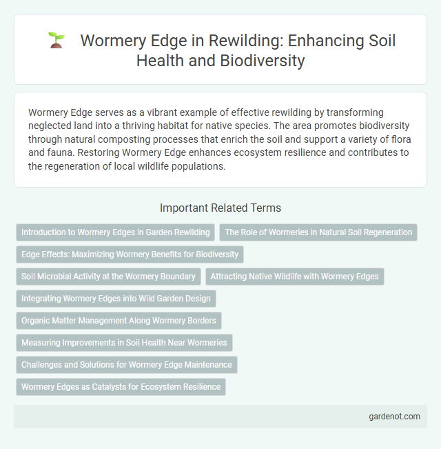 Wormery Edge in Rewilding: Enhancing Soil Health and Biodiversity