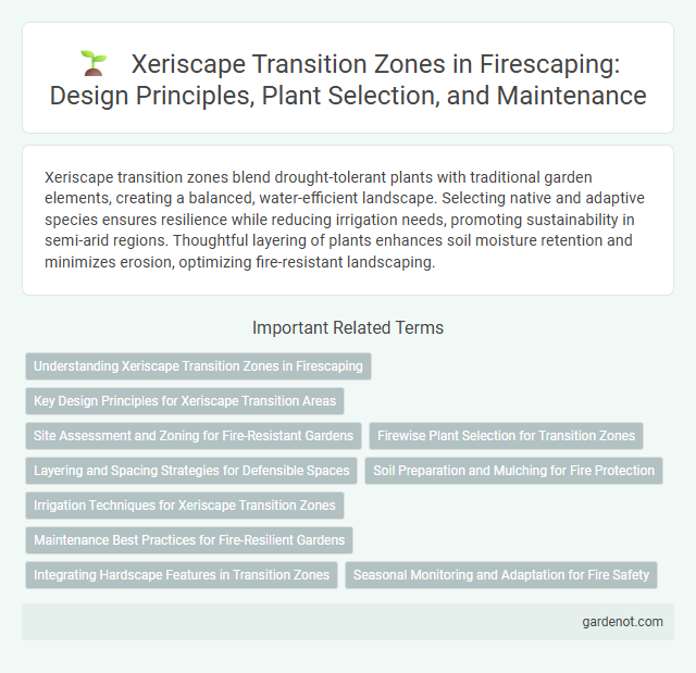 Xeriscape Transition Zones in Firescaping: Design Principles, Plant Selection, and Maintenance