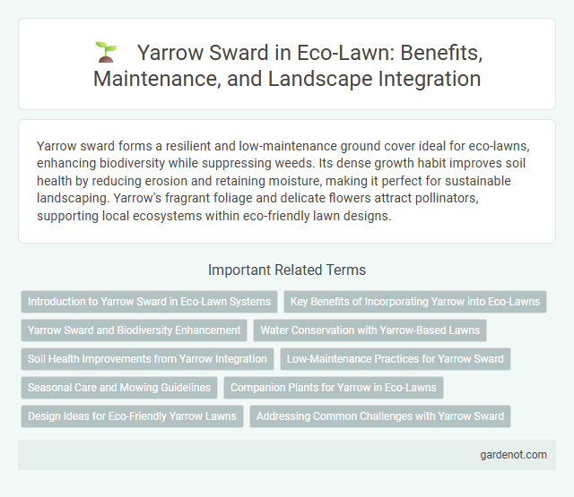 Yarrow Sward in Eco-Lawn: Benefits, Maintenance, and Landscape Integration