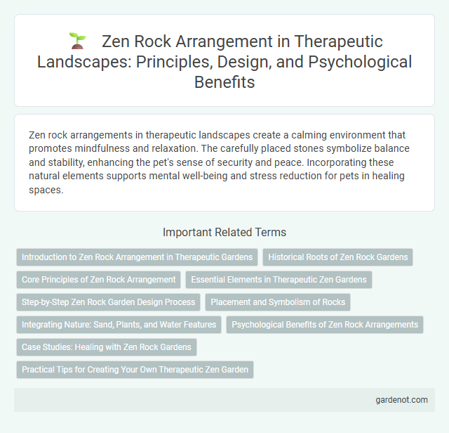Zen Rock Arrangement in Therapeutic Landscapes: Principles, Design, and Psychological Benefits
