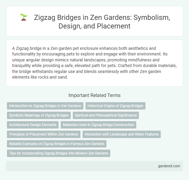 Zigzag Bridges in Zen Gardens: Symbolism, Design, and Placement