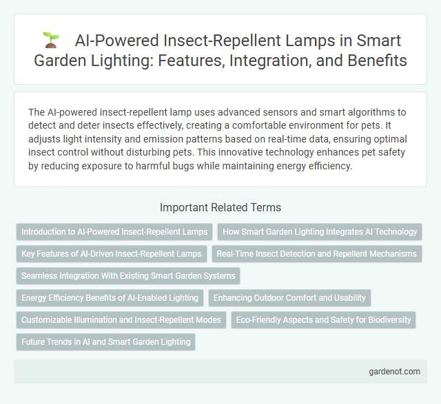 AI-Powered Insect-Repellent Lamps in Smart Garden Lighting: Features, Integration, and Benefits