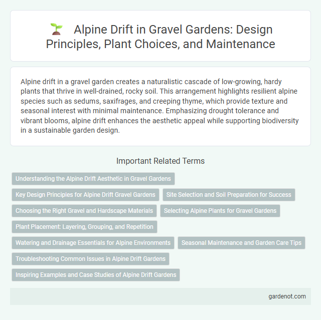Alpine Drift in Gravel Gardens: Design Principles, Plant Choices, and Maintenance