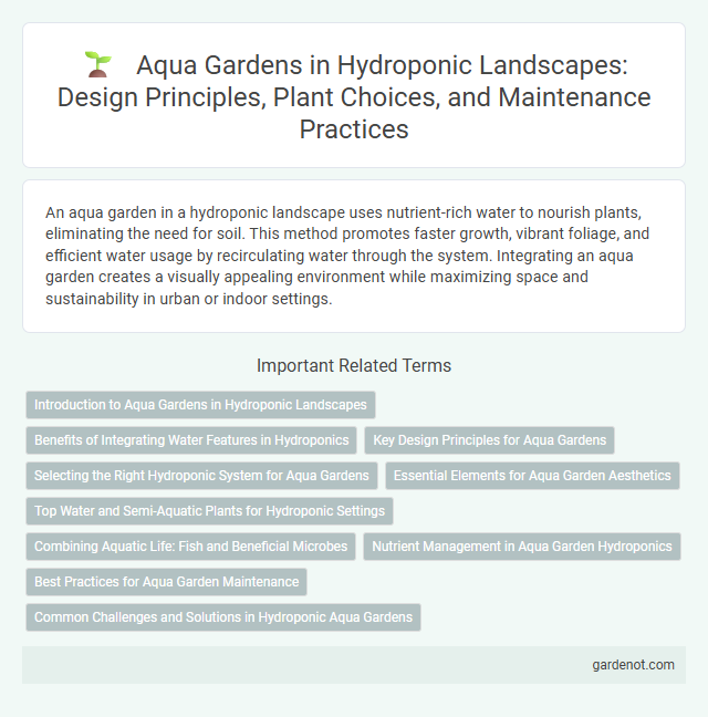 Aqua Gardens in Hydroponic Landscapes: Design Principles, Plant Choices, and Maintenance Practices