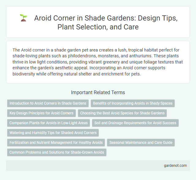 Aroid Corner in Shade Gardens: Design Tips, Plant Selection, and Care