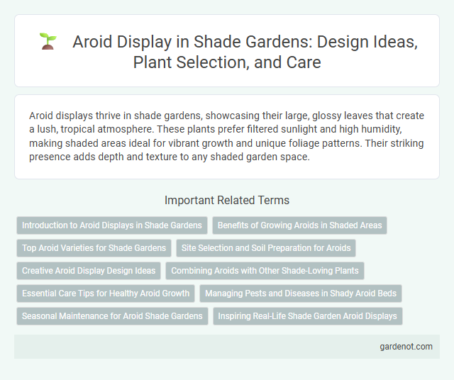 Aroid Display in Shade Gardens: Design Ideas, Plant Selection, and Care