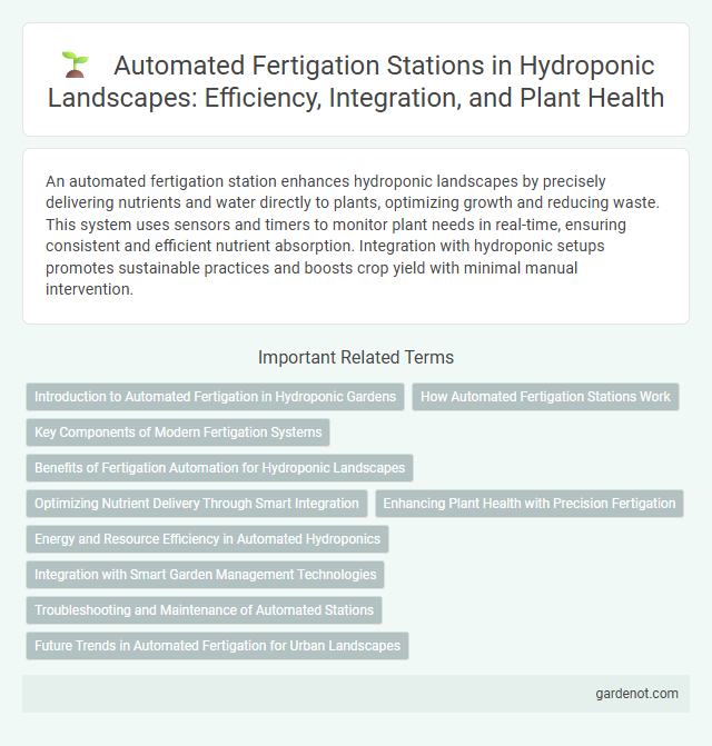 Automated Fertigation Stations in Hydroponic Landscapes: Efficiency, Integration, and Plant Health