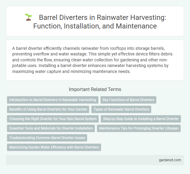 Barrel Diverters in Rainwater Harvesting: Function, Installation, and Maintenance