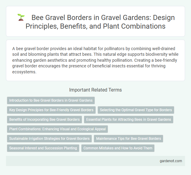 Bee Gravel Borders in Gravel Gardens: Design Principles, Benefits, and Plant Combinations