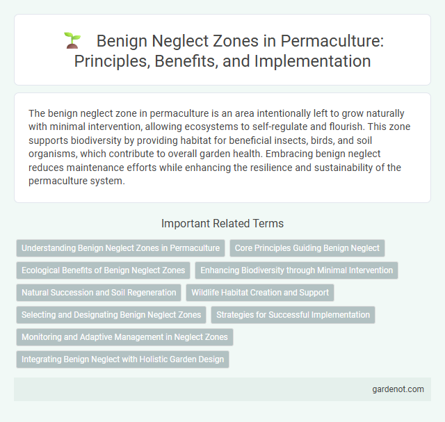 Benign Neglect Zones in Permaculture: Principles, Benefits, and Implementation