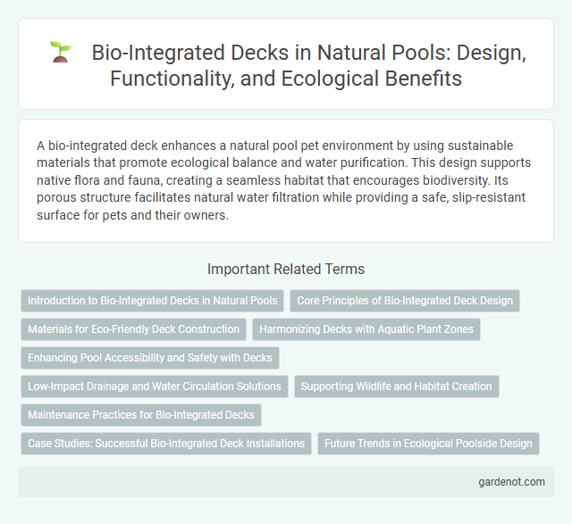 Bio-Integrated Decks in Natural Pools: Design, Functionality, and Ecological Benefits