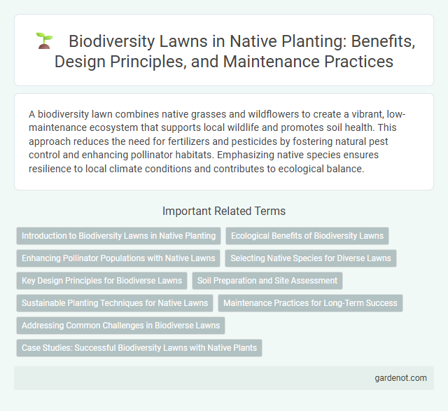 Biodiversity Lawns in Native Planting: Benefits, Design Principles, and Maintenance Practices