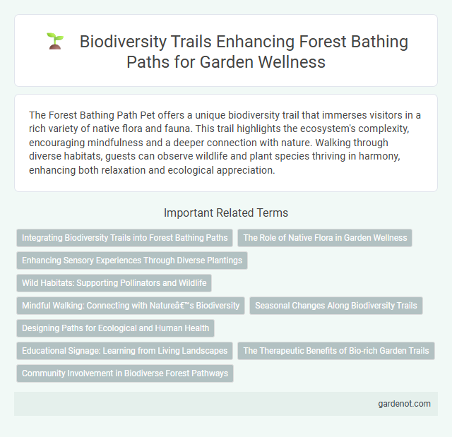 Biodiversity Trails Enhancing Forest Bathing Paths for Garden Wellness