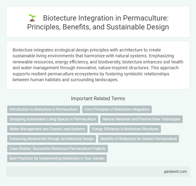Biotecture Integration in Permaculture: Principles, Benefits, and Sustainable Design