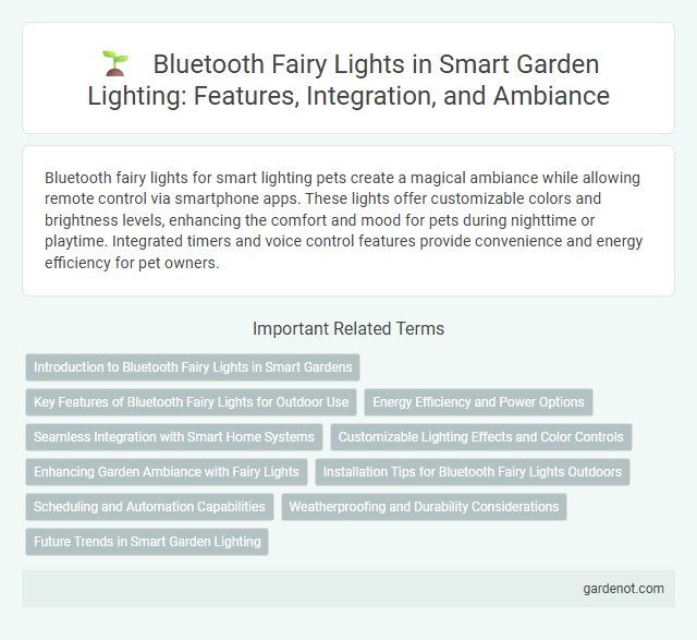 Bluetooth Fairy Lights in Smart Garden Lighting: Features, Integration, and Ambiance