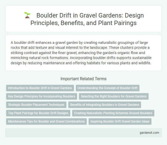 Boulder Drift in Gravel Gardens: Design Principles, Benefits, and Plant Pairings