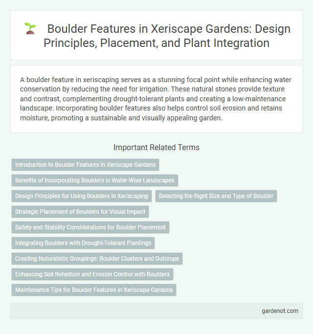 Boulder Features in Xeriscape Gardens: Design Principles, Placement, and Plant Integration