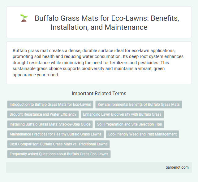 Buffalo Grass Mats for Eco-Lawns: Benefits, Installation, and Maintenance