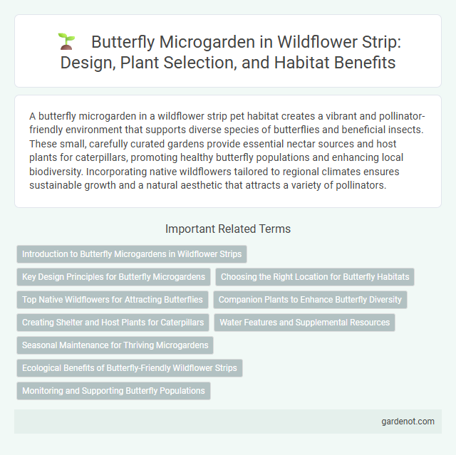 Butterfly Microgarden in Wildflower Strip: Design, Plant Selection, and Habitat Benefits