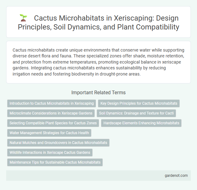 Cactus Microhabitats in Xeriscaping: Design Principles, Soil Dynamics, and Plant Compatibility