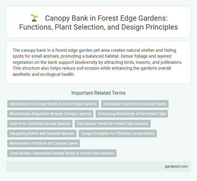 Canopy Bank in Forest Edge Gardens: Functions, Plant Selection, and Design Principles