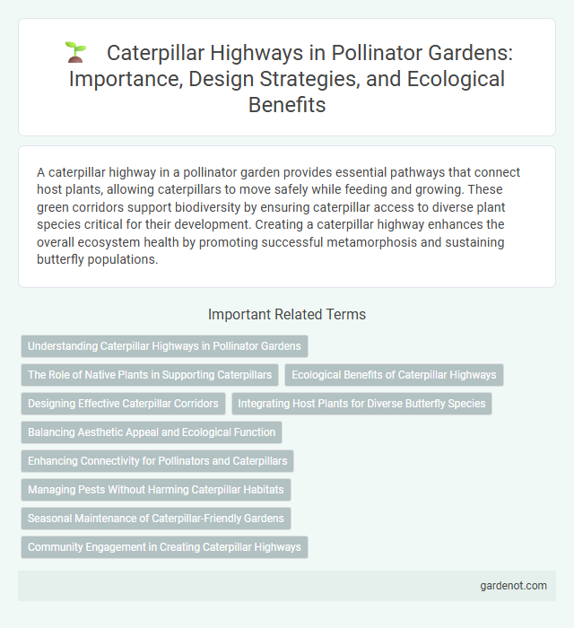Caterpillar Highways in Pollinator Gardens: Importance, Design Strategies, and Ecological Benefits