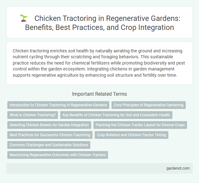 Chicken Tractoring in Regenerative Gardens: Benefits, Best Practices, and Crop Integration