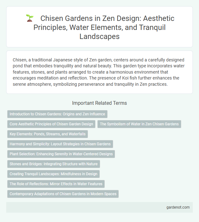 Chisen Gardens in Zen Design: Aesthetic Principles, Water Elements, and Tranquil Landscapes