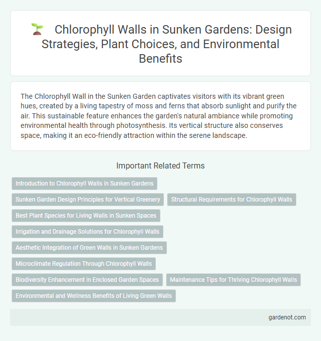 Chlorophyll Walls in Sunken Gardens: Design Strategies, Plant Choices, and Environmental Benefits