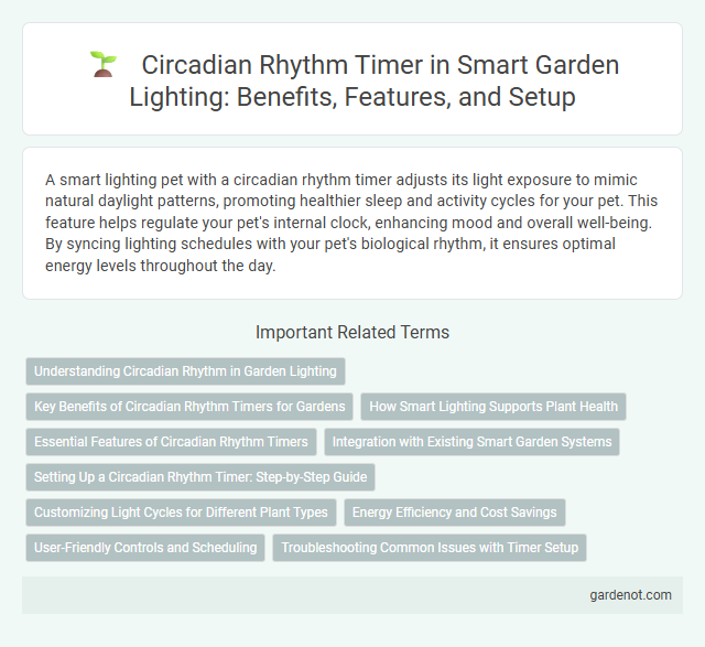 Circadian Rhythm Timer in Smart Garden Lighting: Benefits, Features, and Setup