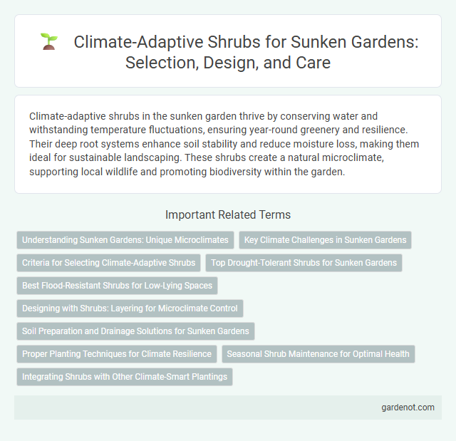 Climate-Adaptive Shrubs for Sunken Gardens: Selection, Design, and Care