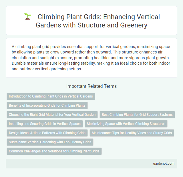 Climbing Plant Grids: Enhancing Vertical Gardens with Structure and Greenery