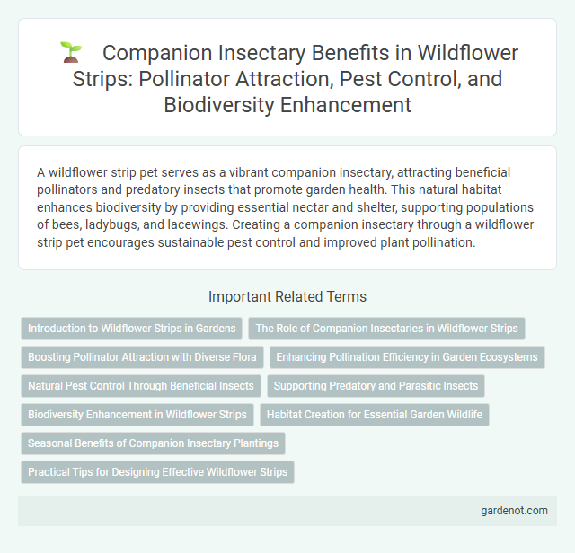 Companion Insectary Benefits in Wildflower Strips: Pollinator Attraction, Pest Control, and Biodiversity Enhancement