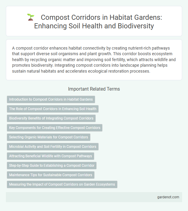 Compost Corridors in Habitat Gardens: Enhancing Soil Health and Biodiversity