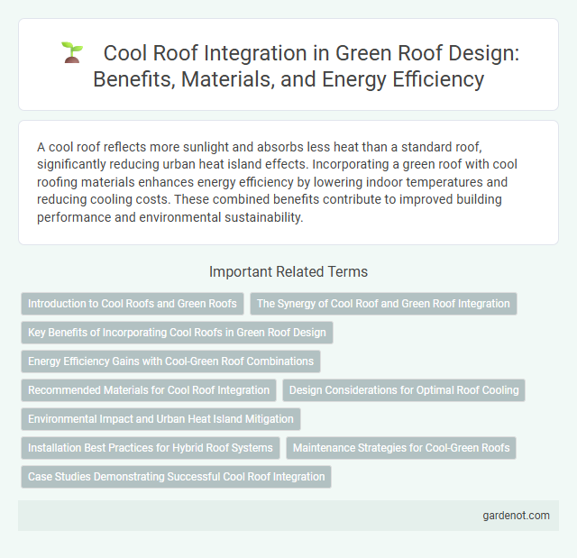 Cool Roof Integration in Green Roof Design: Benefits, Materials, and Energy Efficiency