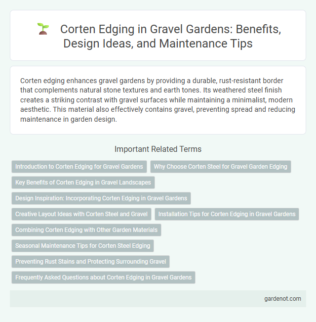 Corten Edging in Gravel Gardens: Benefits, Design Ideas, and Maintenance Tips