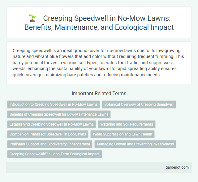 Creeping Speedwell in No-Mow Lawns: Benefits, Maintenance, and Ecological Impact